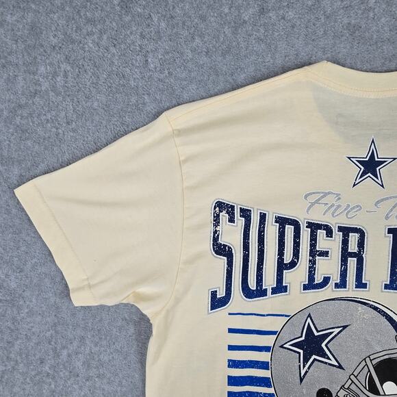 NWOT Dallas Cowboys Shirt Size Medium by Mitchell & Ness Super Bowl Graphic Tee - Picture 11 of 16